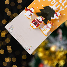 Load image into Gallery viewer, Christmas Three-dimensional Greeting Card Decorations Message Card Ornament Greeting Card Decor for Home Xmas New Year Gift Party
