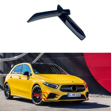 Load image into Gallery viewer, 2Pcs Car Front Bumper Fog Lamp Side Fins Lip Splitters Air Trim Fitmet For Mercedes Benz A Class A160 A180 A200 A250 A35 W177 AMG 2019+
