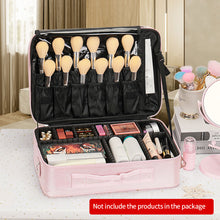 Load image into Gallery viewer, Large Capacity Makeup Bag Portable Outgoing Cosmetics and Skincare Storage Bag Partition Protective Cover
