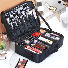 Load image into Gallery viewer, Large Capacity Makeup Bag Portable Outgoing Cosmetics and Skincare Storage Bag Partition Protective Cover
