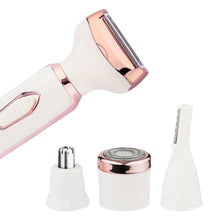 Load image into Gallery viewer, 4 in 1 Electric Painless Razor Lady Shaver for Women USB Charging Bikini Trimmer Portable Whole Body Waterproof Wet &amp; Dry Using
