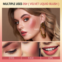 Load image into Gallery viewer, Long-lasting Liquid Blush Natural Rouge Blusher Matte Setting Blush Waterproof Sweatproof Blush Face Women Makeup Cosmetics
