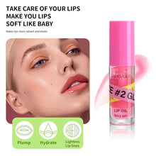 Load image into Gallery viewer, Moisturizing and Moisturizing Mirror Gloss Lip Glaze Lip Oil Nourishing Water Glossy Glasss Lips Women Cosmetics
