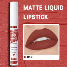 Load image into Gallery viewer, Matte Velvet Lip Glaze Lipstick Non-fading Waterproof Long-lasting Nude Matte Lip Gloss Women Lip Makeup Cosmetics
