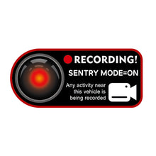 Load image into Gallery viewer, Car Door Invader Sentinel Mode Warning Stickers Electrostatic Stickers Electric Auto Accessorie For Tesla Model 3 Y S X
