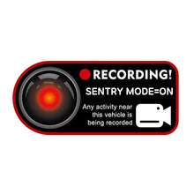 Load image into Gallery viewer, Car Door Invader Sentinel Mode Warning Stickers Electrostatic Stickers Electric Auto Accessorie For Tesla Model 3 Y S X
