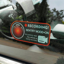 Load image into Gallery viewer, Car Door Invader Sentinel Mode Warning Stickers Electrostatic Stickers Electric Auto Accessorie For Tesla Model 3 Y S X
