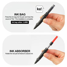 Load image into Gallery viewer, 0.7/1.0mm Artist Curve Pointed Pen Hard Pen Nib Calligraphy Pen Signature Pen Student Practice Writing Pen School Office Stationery Supplies
