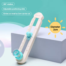 Load image into Gallery viewer, Adjustable 360° Round Cutting Knife DIY Compasses Circle Cutter Scrapbooking Photos Cutters Circular Paper Scrapbooking Cards Cutters
