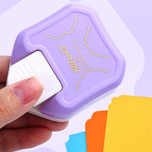 Load image into Gallery viewer, 3-in-1 Corner Rounder Paper Card Corner Punches Scrapbooking DIY Mini Corner Cutter R4/R7/R10mm Circle Trimmer Punch Office Supplies
