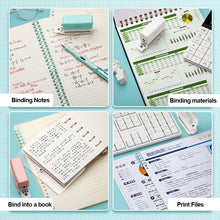 Load image into Gallery viewer, Mini 6-Hole Punching Machine DIY Hole Punching for Loose-leaf Notebook Office School Stationery Punch Supplies
