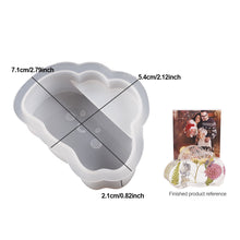 Load image into Gallery viewer, DIY Cards Photos Holder Silicone Mold Heart Rainbow Shape Resin Concrete Cement Mold DIY Epoxy Handcraft Ornament Mould
