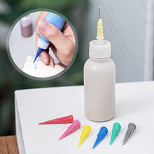 Load image into Gallery viewer, 50ml Pottery Mud Painting Bottle with Nozzle Set Squeeze Mud Bottle with Needle DIY Pottery Ceramic Texture Coloring Glaze Painted Clay Sculpture Tool

