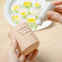 Load image into Gallery viewer, 50ml Pottery Mud Painting Bottle with Nozzle Set Squeeze Mud Bottle with Needle DIY Pottery Ceramic Texture Coloring Glaze Painted Clay Sculpture Tool
