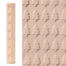 Load image into Gallery viewer, Wooden Texture Rolling Pin Ceramic Pottery Art Embossed Rod Flower Pattern Mud Embossing Rolling Stick DIY Clay Craft Tool

