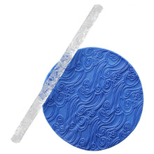 Load image into Gallery viewer, Acrylic Texture Rolling Pin Ceramic Pottery Art Embossed Rod Flower Pattern Mud Embossing Rolling Stick DIY Clay Craft Tool
