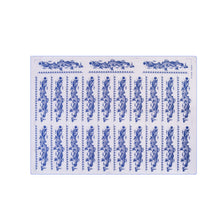 Load image into Gallery viewer, Pottery Art Transfer Paper Underglaze Paper Ceramics Clay Flower Paper Blue and White Porcelain Decal Paper 47*35CM
