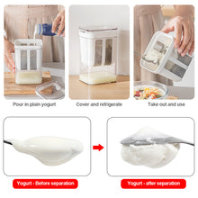 Load image into Gallery viewer, Yogurt Strainer Homemade Yogurt Whey Separator Reusable Milk Strainer Quick Thick Yogurt Maker Filter for Soymilk Juice Tea

