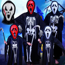 Load image into Gallery viewer, Halloween Scary Mask Scream Ghost Face Plastic Witches Mask Horror Killer Full Head Masks Movie Cosplay Costume Props
