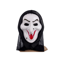 Load image into Gallery viewer, Halloween Scary Mask Scream Ghost Face Plastic Witches Mask Horror Killer Full Head Masks Movie Cosplay Costume Props
