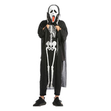 Load image into Gallery viewer, Halloween Scary Costume Grim Reaper Costume for Boys Kids Costume with Gloves Mask Masquerade Cosplay Party Props
