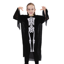Load image into Gallery viewer, Halloween Scary Costume Grim Reaper Costume for Boys Kids Costume with Gloves Mask Masquerade Cosplay Party Props
