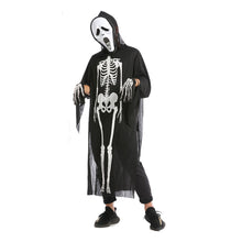 Load image into Gallery viewer, Halloween Scary Costume Grim Reaper Costume for Boys Kids Costume with Gloves Mask Masquerade Cosplay Party Props
