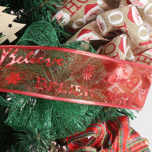 Load image into Gallery viewer, 6.3cm Width Christmas Ribbon Printed Christmas Organza Ribbon For Handmade Wrapping Gift Christmas Decoration DIY Gift Packing
