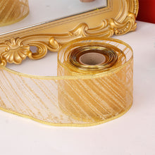 Load image into Gallery viewer, 6.3cm Width Christmas Ribbon Printed Christmas Organza Ribbon For Handmade Wrapping Gift Christmas Decoration DIY Gift Packing

