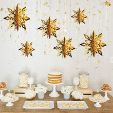 Load image into Gallery viewer, 6PCS Frozen Party Snowflakes Christmas Decoration 3D Hollow Snowflake Paper Garlands Ornament Fake Snow Winter Decorations for Home
