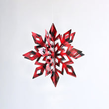 Load image into Gallery viewer, 6PCS Frozen Party Snowflakes Christmas Decoration 3D Hollow Snowflake Paper Garlands Ornament Fake Snow Winter Decorations for Home
