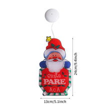 Load image into Gallery viewer, Navidad Christmas Decoration Santa Claus Elk LED Light Suction Cup Window Pendant Lamp Xmas New Year 2024 Home Decor
