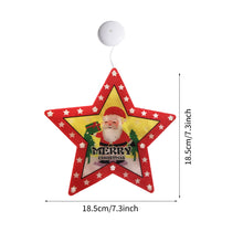 Load image into Gallery viewer, Navidad Christmas Decoration Santa Claus Elk LED Light Suction Cup Window Pendant Lamp Xmas New Year 2024 Home Decor
