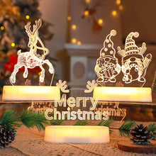 Load image into Gallery viewer, 3D Christmas Decoration Santa Claus Elk LED Night Light Decoration Bedroom Decor Fancy Lighting Xmas New Year 2024
