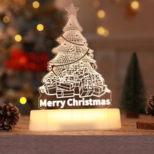 Load image into Gallery viewer, 3D Christmas Decoration Santa Claus Elk LED Night Light Decoration Bedroom Decor Fancy Lighting Xmas New Year 2024
