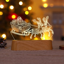 Load image into Gallery viewer, 3D Christmas Decoration Santa Claus Elk LED Night Light Decoration Bedroom Decor Fancy Lighting Xmas New Year 2024
