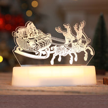 Load image into Gallery viewer, 3D Christmas Decoration Santa Claus Elk LED Night Light Decoration Bedroom Decor Fancy Lighting Xmas New Year 2024
