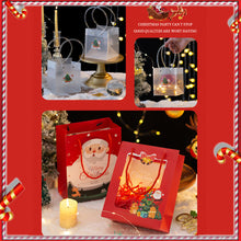 Load image into Gallery viewer, Christmas Gift Bag Christmas Paper Bags Candy Cookie Packaging Bag New Year Party for Snack Present Packing Xmas Bag
