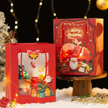 Load image into Gallery viewer, Christmas Gift Bag Christmas Paper Bags Candy Cookie Packaging Bag New Year Party for Snack Present Packing Xmas Bag
