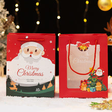 Load image into Gallery viewer, Christmas Gift Bag Christmas Paper Bags Candy Cookie Packaging Bag New Year Party for Snack Present Packing Xmas Bag
