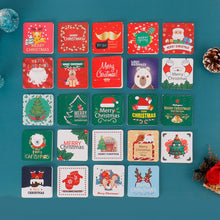 Load image into Gallery viewer, 20/24 Pcs/Lot Christmas Greeting Card Kids Mini Christmas Blessing Greeting Cards Envelope New Year Postcard Gift Card Xmas Party
