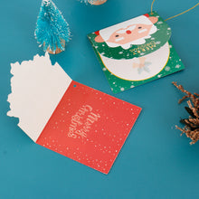Load image into Gallery viewer, 20/24 Pcs/Lot Christmas Greeting Card Kids Mini Christmas Blessing Greeting Cards Envelope New Year Postcard Gift Card Xmas Party

