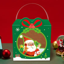 Load image into Gallery viewer, Merry Christmas Eve Apple Box Bow Ribbon Candy Case Santa Claus Gift Packaging Box Xmas New Year Party Decor Supplies
