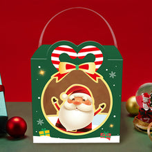 Load image into Gallery viewer, Merry Christmas Eve Apple Box Bow Ribbon Candy Case Santa Claus Gift Packaging Box Xmas New Year Party Decor Supplies
