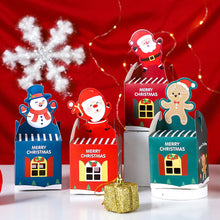 Load image into Gallery viewer, Merry Christmas Eve Apple Box Bow Ribbon Candy Case Santa Claus Gift Packaging Box Xmas New Year Party Decor Supplies
