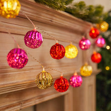 Load image into Gallery viewer, Christmas Decoration LED Light String Red Green Star Ball String Lights Christmas Tree Decoration Home Party Decor Lights
