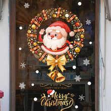 Load image into Gallery viewer, Merry Christmas Wall Stickers Window Glass Stickers Christmas Decorations For Home Christmas Ornaments Removable
