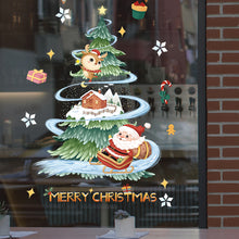 Load image into Gallery viewer, Merry Christmas Wall Stickers Window Glass Stickers Christmas Decorations For Home Christmas Ornaments Removable
