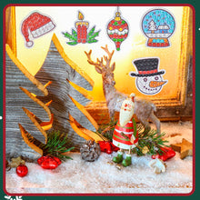 Load image into Gallery viewer, Kids Diamond Painting Stickers Kits Creative DIY Art Craft Paint by Numbers Diamonds Christmas Tree Decoration Home Xmas Decor
