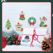 Load image into Gallery viewer, Kids Diamond Painting Stickers Kits Creative DIY Art Craft Paint by Numbers Diamonds Christmas Tree Decoration Home Xmas Decor
